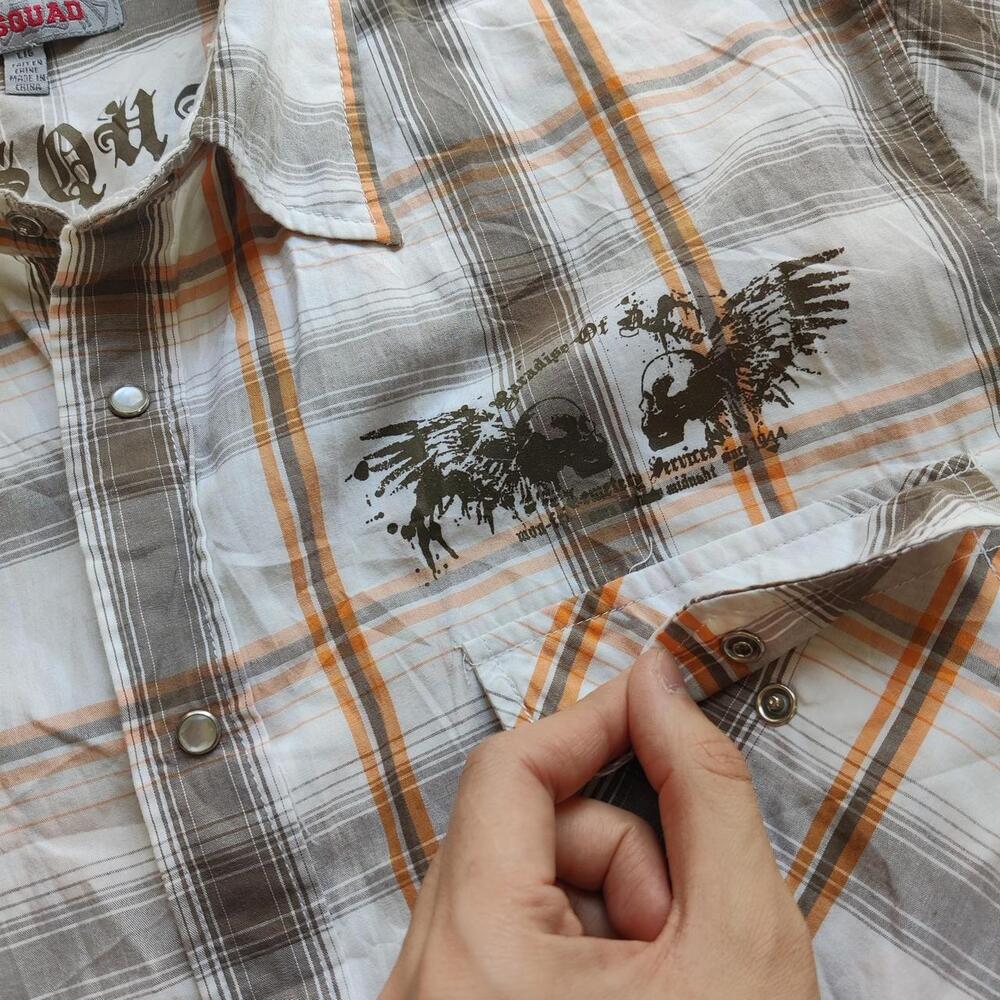 Y2K Red Squad Button Up - Picture 3 of 7
